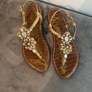 Sam Edelman Women's Grayson Embellished Thong Sandal